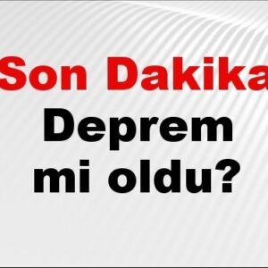 Son dakika deprem mi oldu? Az önce deprem nerede oldu? İstanbul, Ankara, İzmir ve il il AFAD son depremler 05 Mayıs 2025