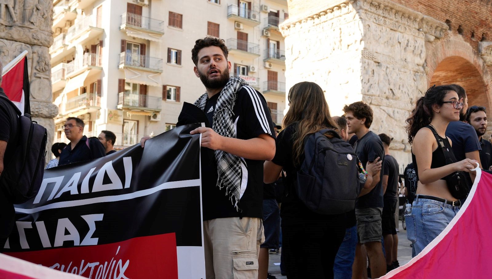 PAOK taraftarlarından İsrail protestosu