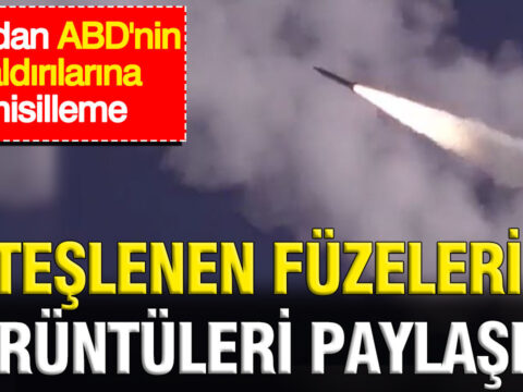 Irandan abdnin saldirilarina misilleme ateslenen fuzelerin goruntuleri paylasildi jOKSZCAj