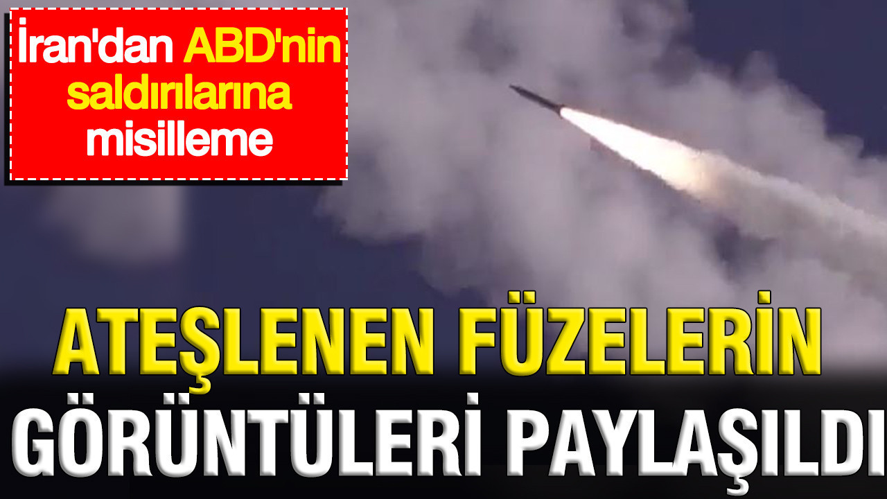 Irandan abdnin saldirilarina misilleme ateslenen fuzelerin goruntuleri paylasildi jOKSZCAj